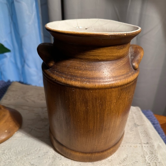 Vintage Milk and Cookies are Yummy Milk Can Cookie Jar - Picture 2 of 8